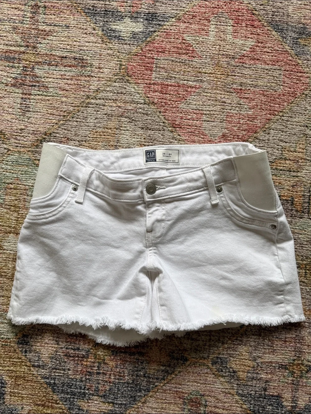 GAP White Denim Jean Shorts